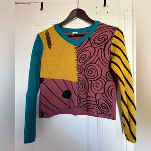 Halloween sally nightmare before Christmas costume sweater S
